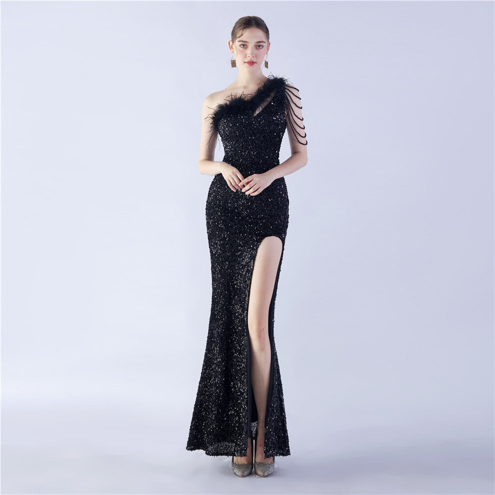 Side Split Formal Dress