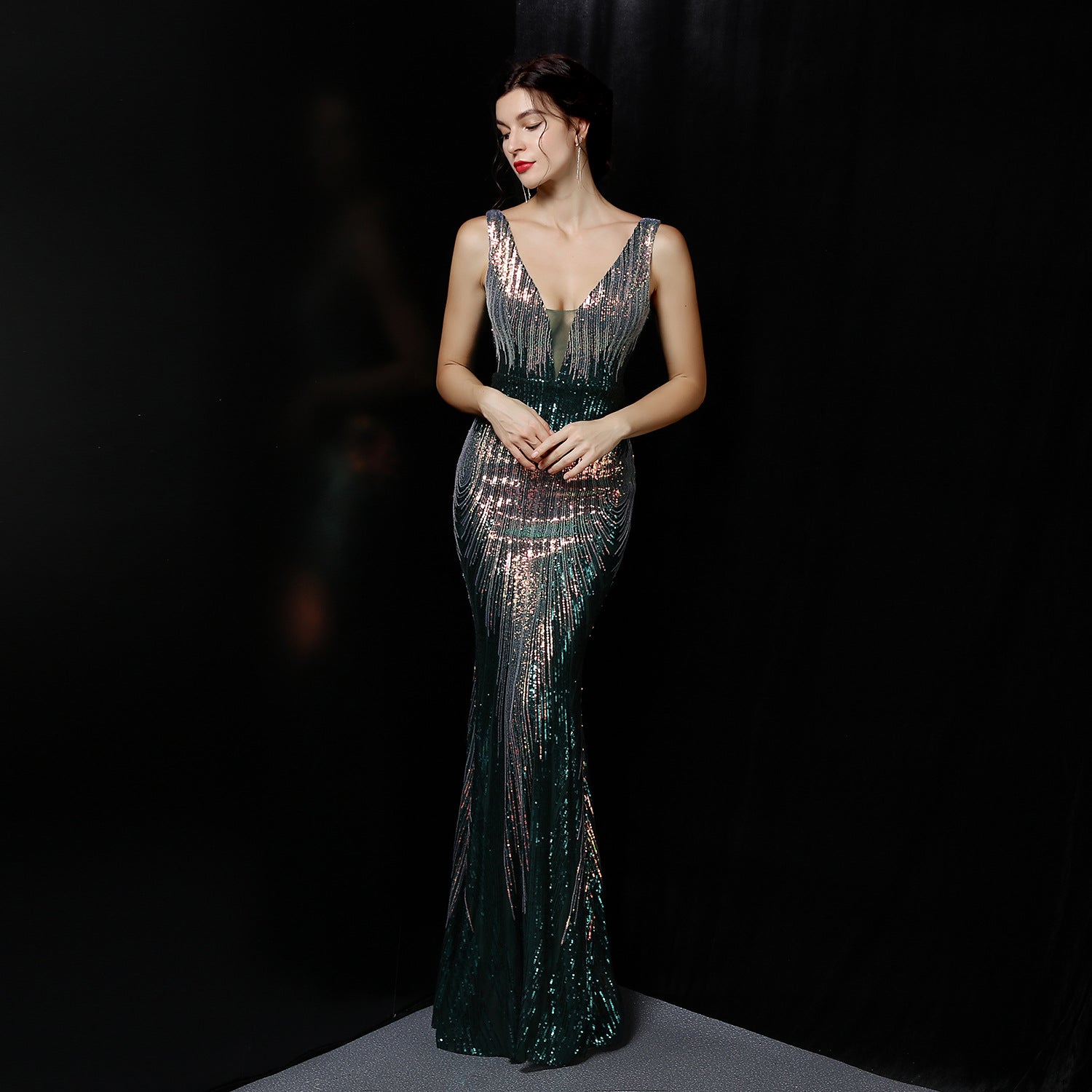 Helia-18279-Long Slim Formal Dresses