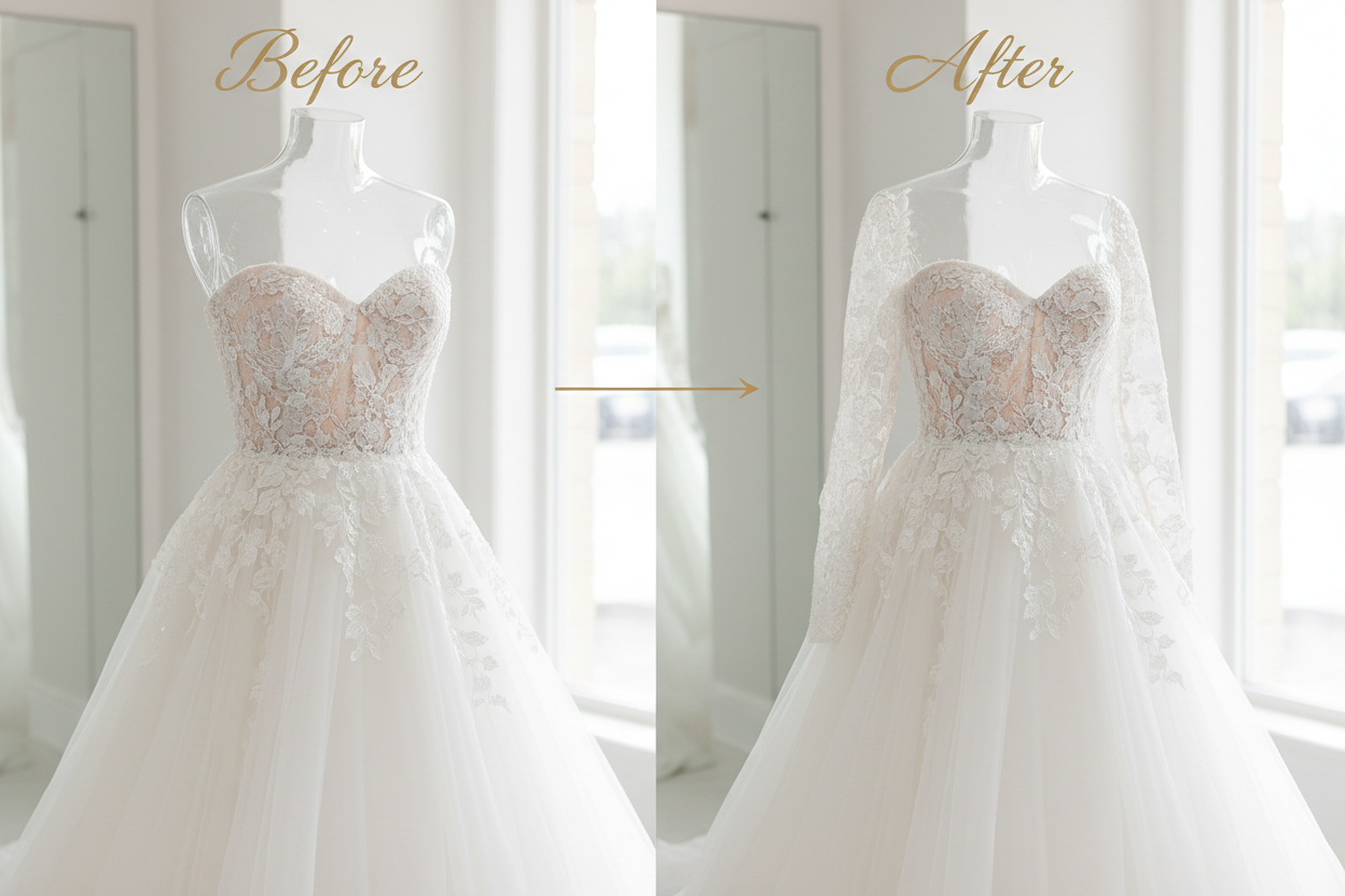 Add Sleeves or a Modesty Panel: Wedding Dress Alterations Brisbane Brides Ask For Most