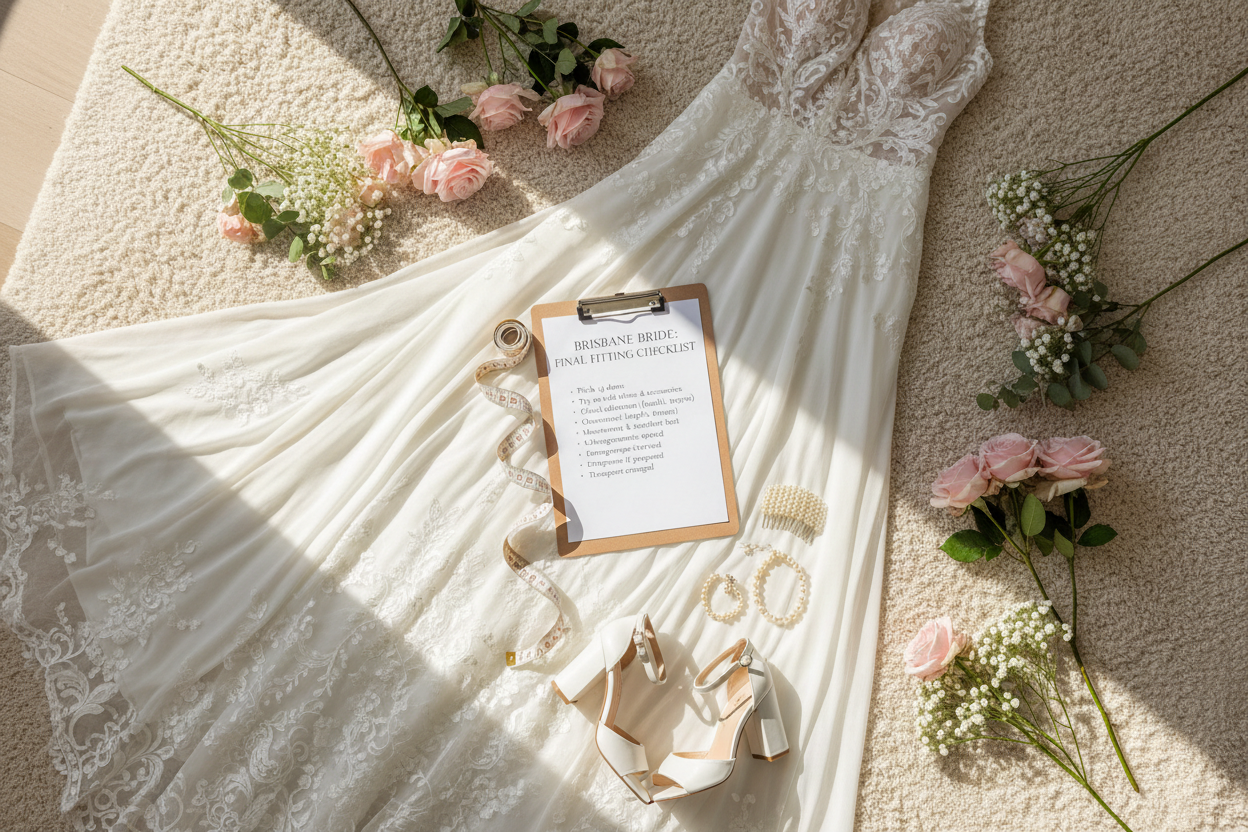 Wedding Dress Final Fitting Checklist for Brisbane Brides