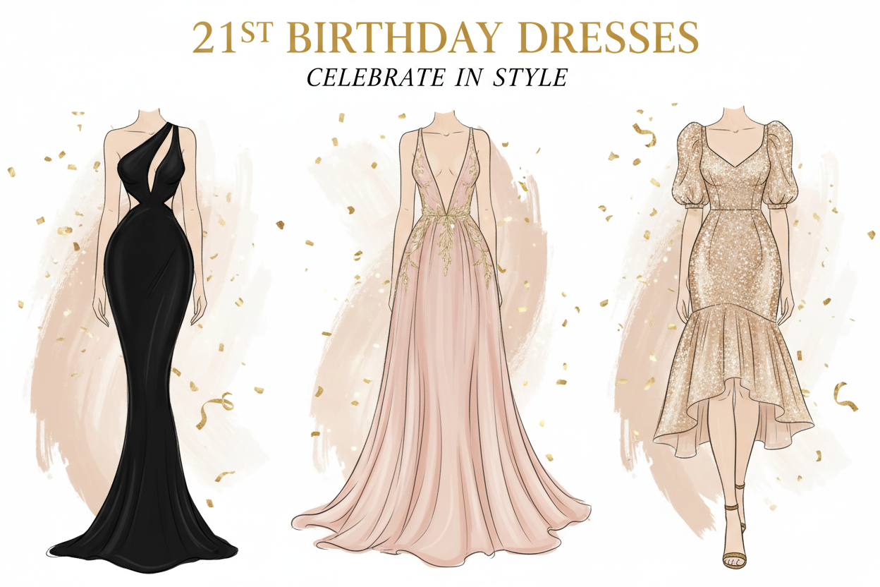 Birthday dresses for 21: elegant, sexy, and chic styles for your special day