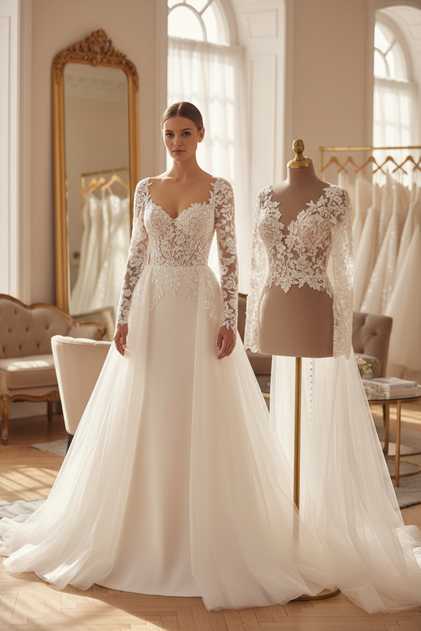 Detachable Sleeves and Overskirts: 2026 Wedding Dress Trend