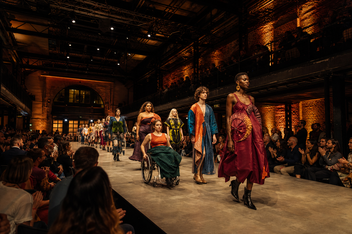 An inclusive runway inspired by Dressed in Our Light at Brisbane Powerhouse