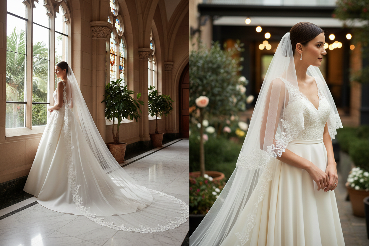Wedding Veils Brisbane: Length Guide and How to Match Veil With Your Dress