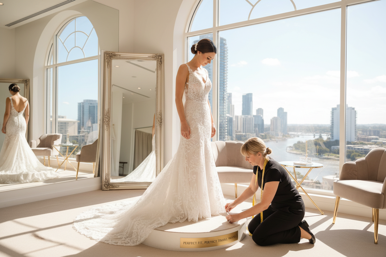 When to Book Wedding Dress Alterations in Brisbane and What Not to Leave Too Late