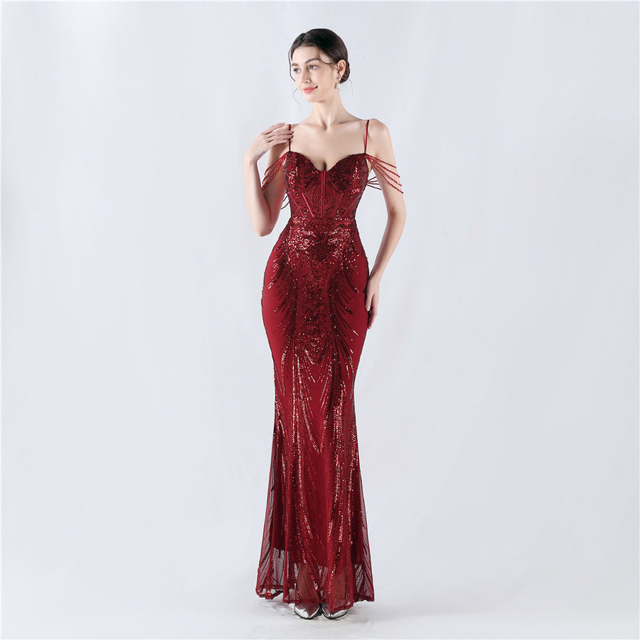 Waist-Shaping Formal Dress