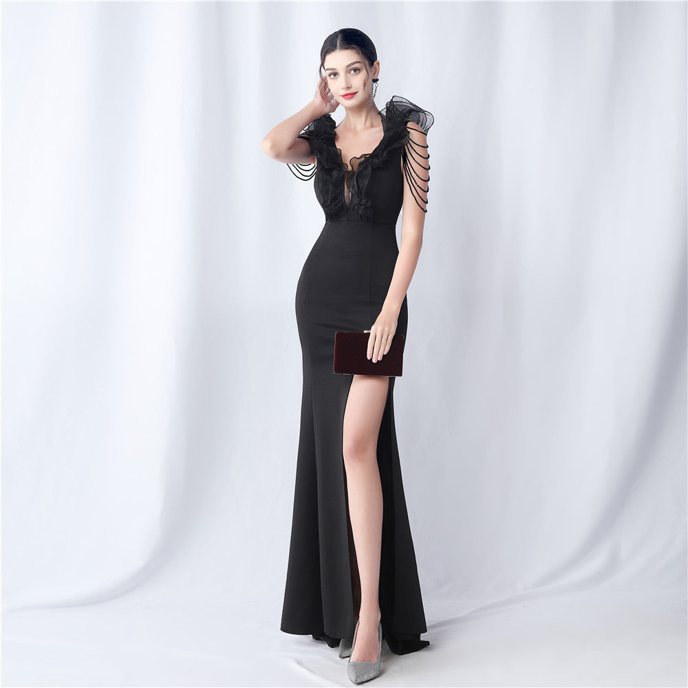 Hecate-31560-Highly Crafted Organza Formal Dress