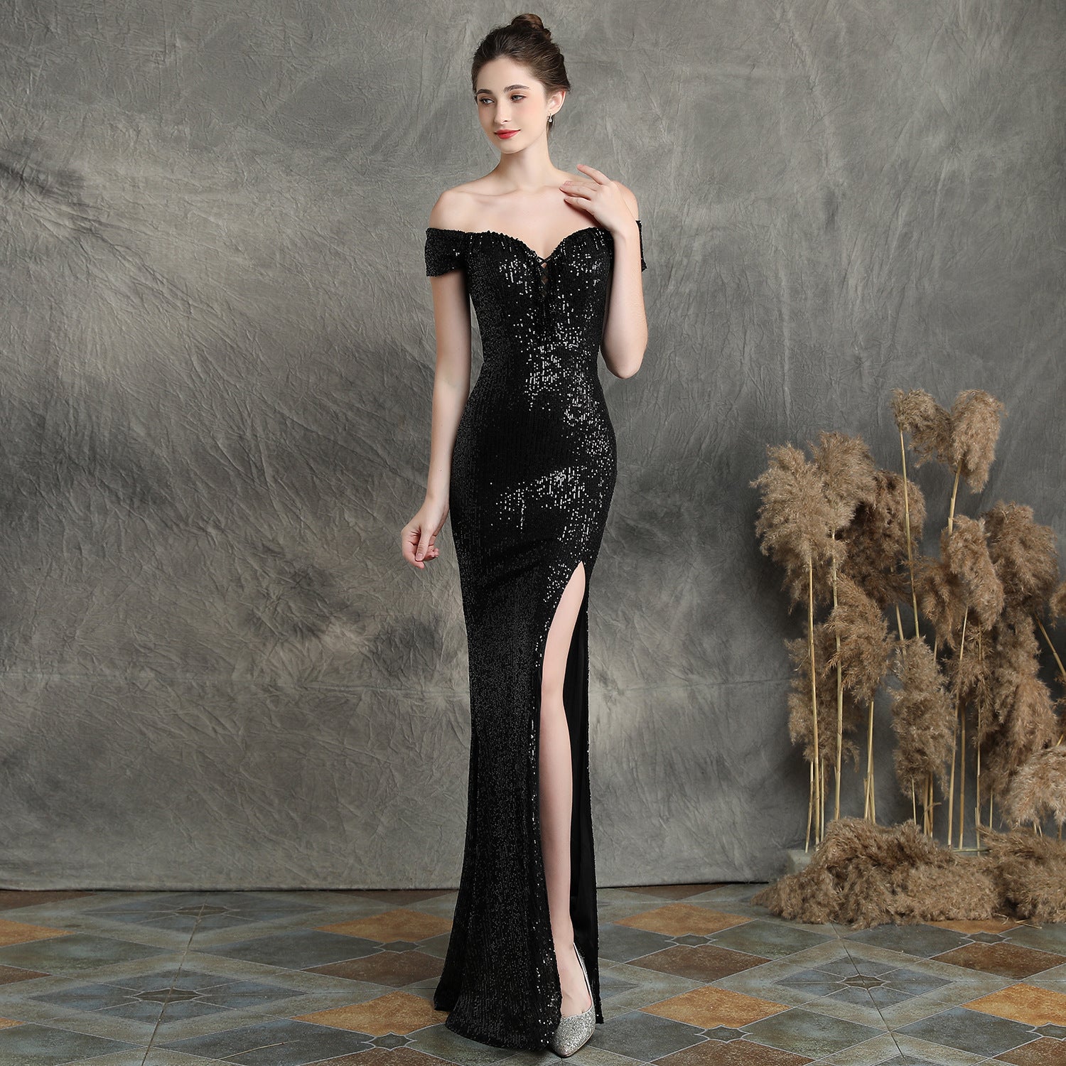 Calliope-16617-Long Slim Formal Dress