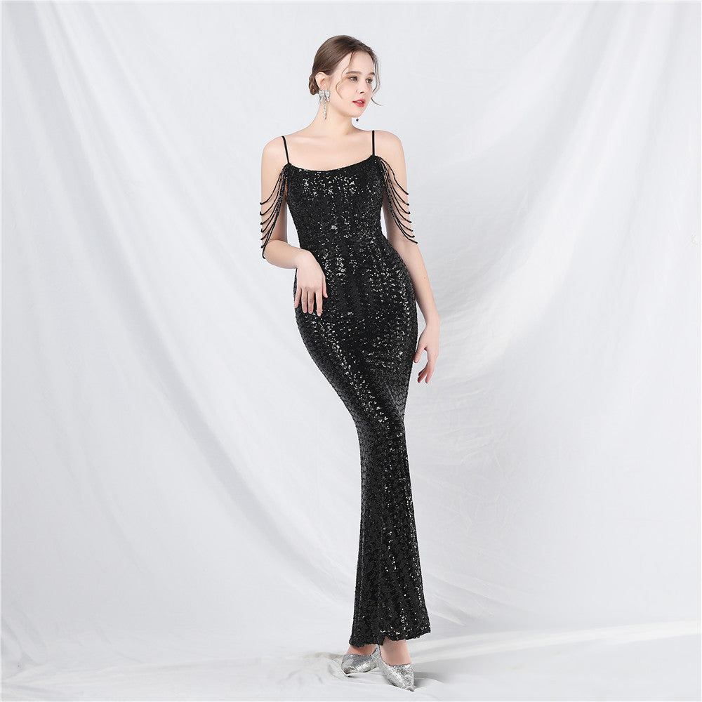 Iris-31830-Illusion Beaded Formal Dress