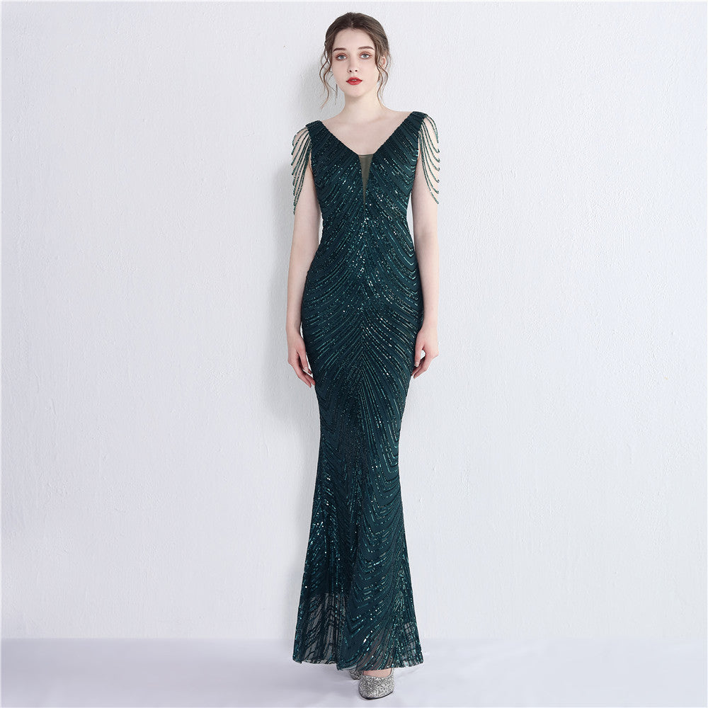 Hecate-18691-Sequin Fishtail Formal Dress