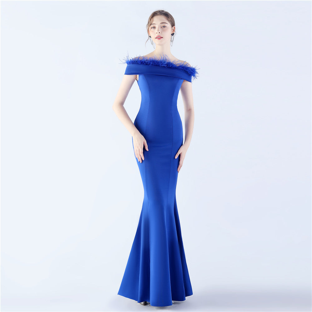 Liora-31335 Off-the-Shoulder Strapless Evening Gown