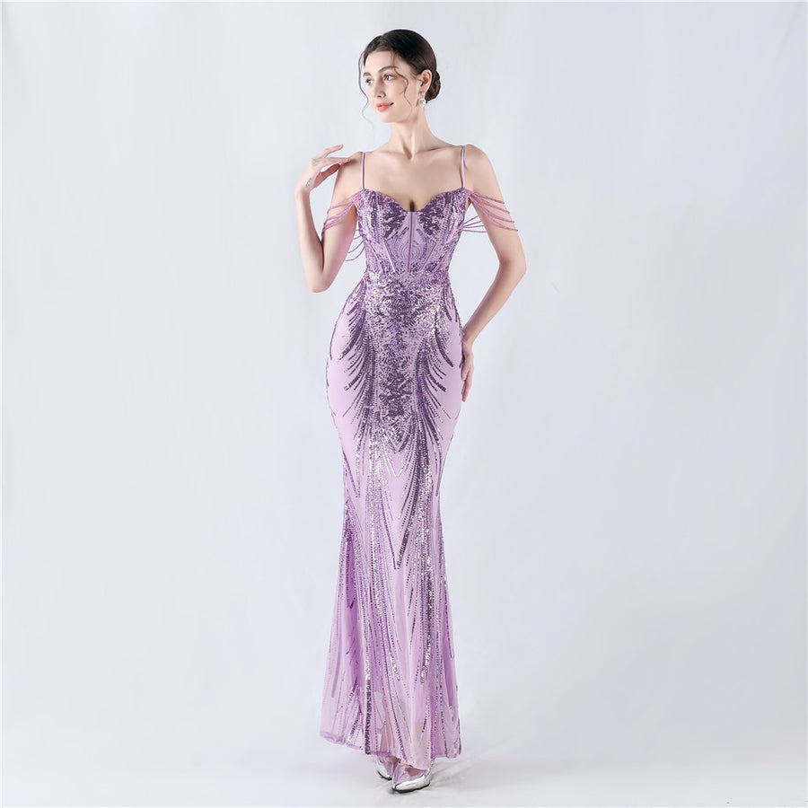 Waist-Shaping Formal Dress