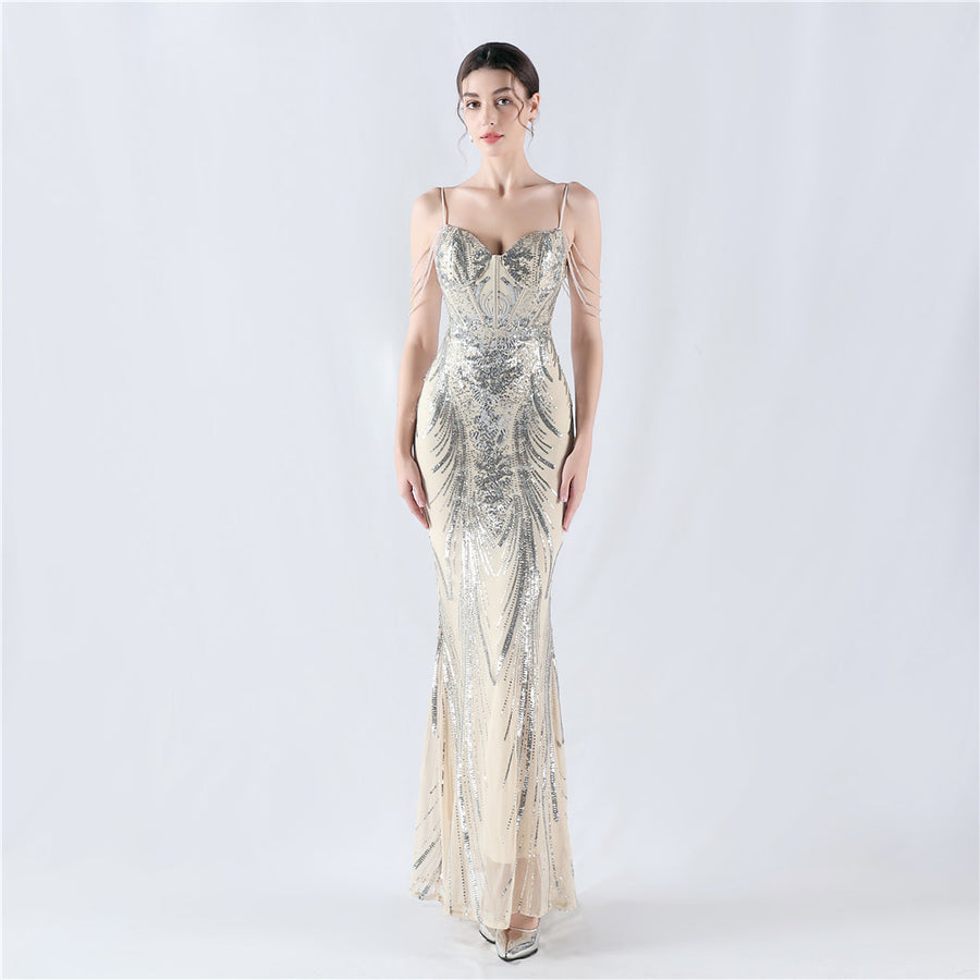 Waist-Shaping Formal Dress