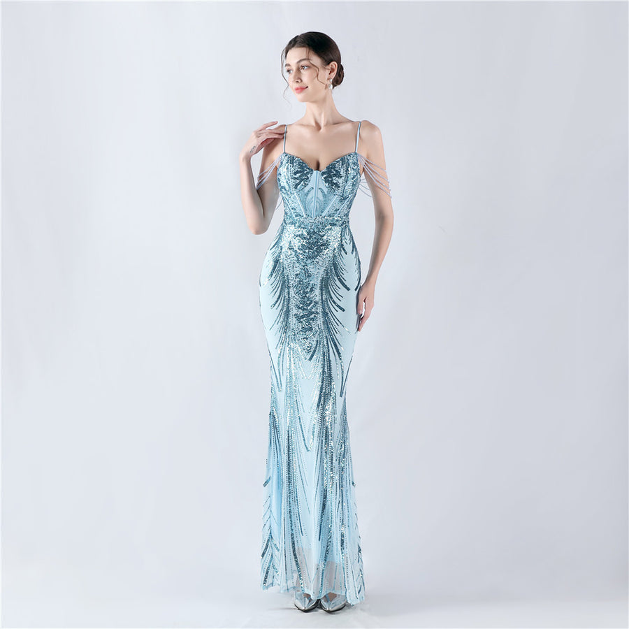 Waist-Shaping Formal Dress
